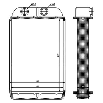 Nissens® - HVAC Heater Core