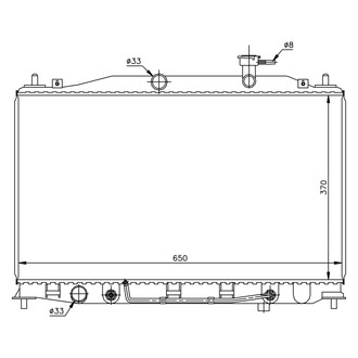 Nissens® - Engine Coolant Radiator