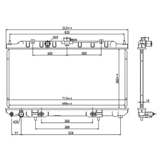 Nissens® - Engine Coolant Radiator