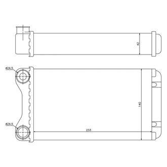 Nissens® - HVAC Heater Core