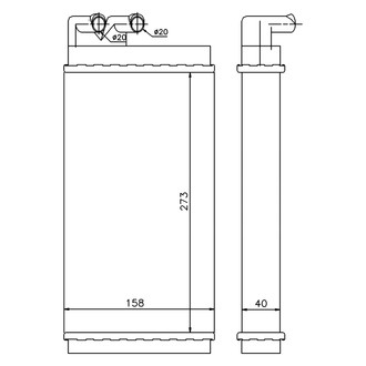 Nissens® - HVAC Heater Core