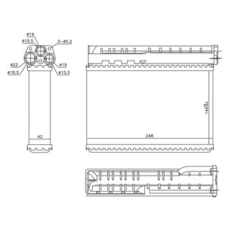 Nissens® - HVAC Heater Core