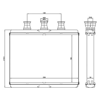Nissens® - HVAC Heater Core