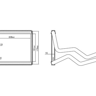 Nissens® - HVAC Heater Core