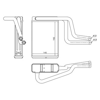 Nissens® - HVAC Heater Core