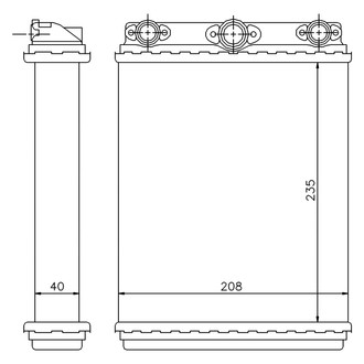 Nissens® - HVAC Heater Core