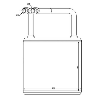 Nissens® - HVAC Heater Core