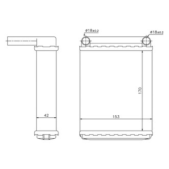 Nissens® - HVAC Heater Core