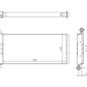 Nissens® - HVAC Heater Core