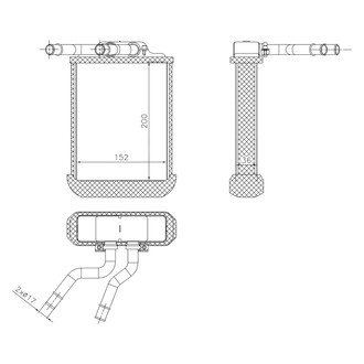 Nissens® - HVAC Heater Core
