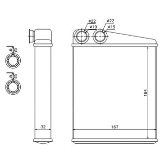 Nissens® - HVAC Heater Core