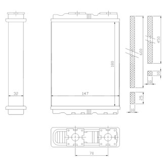 Nissens® - HVAC Heater Core