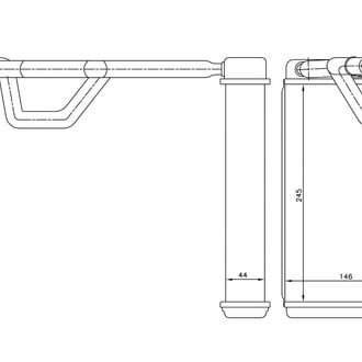 Nissens® - HVAC Heater Core