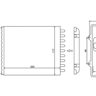 Nissens® - HVAC Heater Core