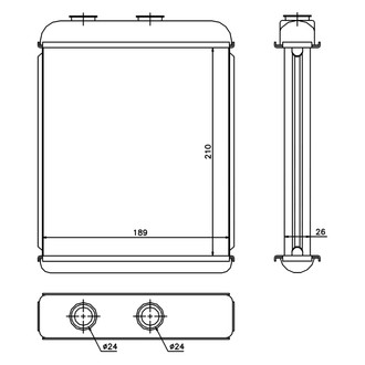 Nissens® - HVAC Heater Core