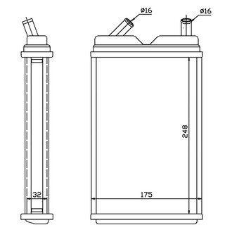 Nissens® - HVAC Heater Core
