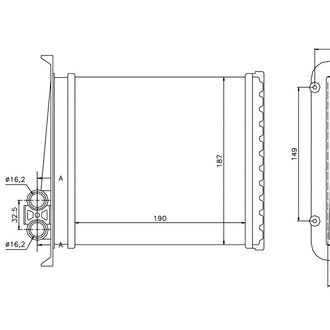 Nissens® - HVAC Heater Core