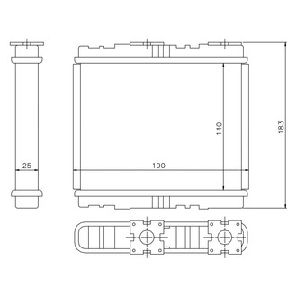Nissens® - HVAC Heater Core