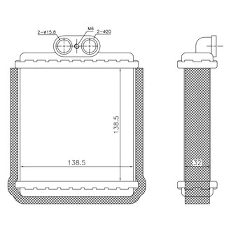 Nissens® - HVAC Heater Core