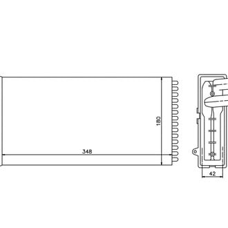 Nissens® - HVAC Heater Core