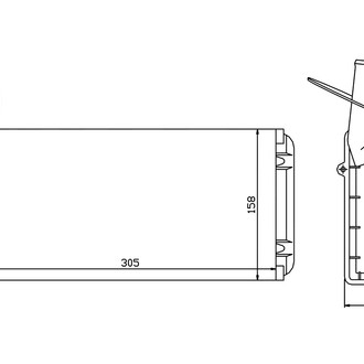 Nissens® - HVAC Heater Core