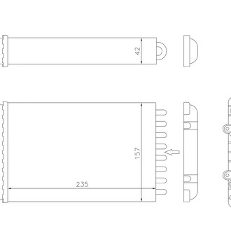 Nissens® - HVAC Heater Core