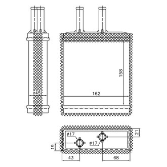 Nissens® - HVAC Heater Core
