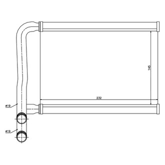 Nissens® - HVAC Heater Core