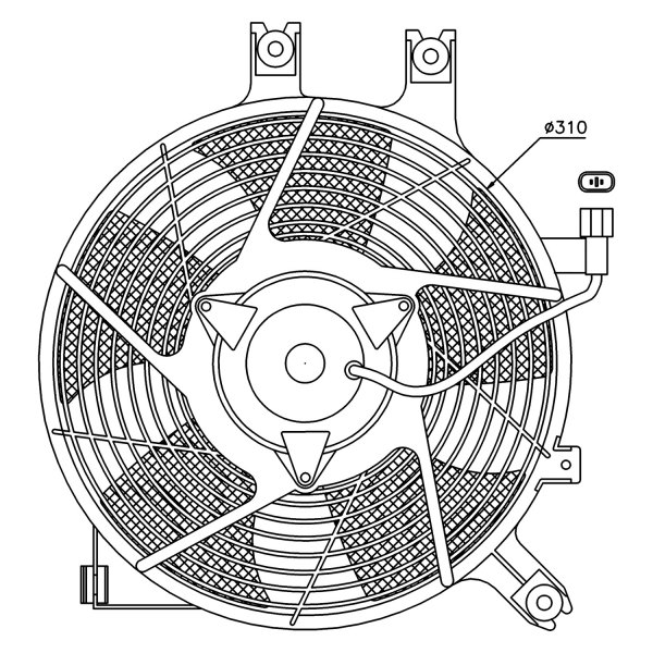 Nissens® - A/C Condenser Fan