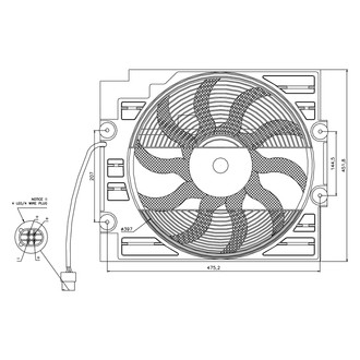 Nissens® - A/C Condenser Fan