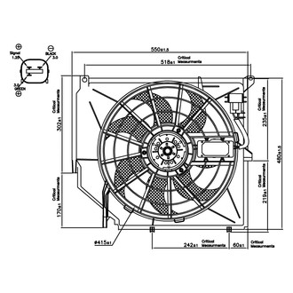 Nissens® - A/C Condenser Fan