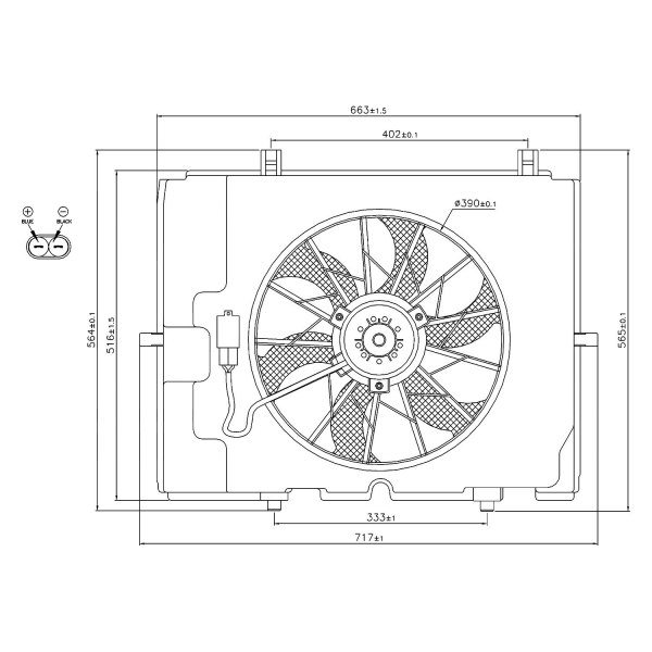 Nissens® - A/C Condenser Fan
