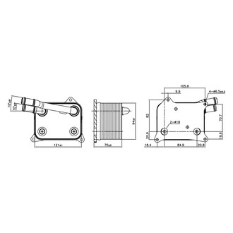 Nissens® - Oil Cooler