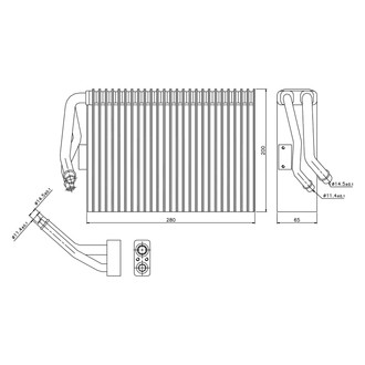 Nissens® - A/C Evaporator Core