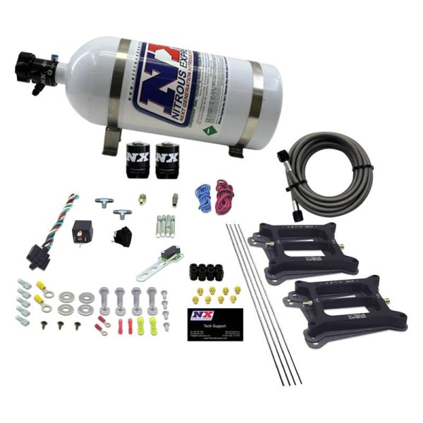 Nitrous Express® 3024012 Dual Holley 4150 Flange Nitrous System