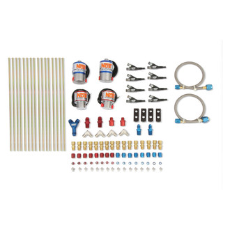 Nitrous Oxide Systems® - Custom Nitrous Plumbing Kit Pro Shot Fogger with Solenoids