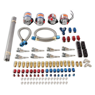 Nitrous Oxide Systems® - Custom Nitrous Plumbing Kit Pro Fogger with Soft Plume Nozzles