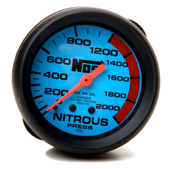 Nitrous Oxide Systems® - 2-5/8" Nitrous Pressure Gauge, 2000 PSI