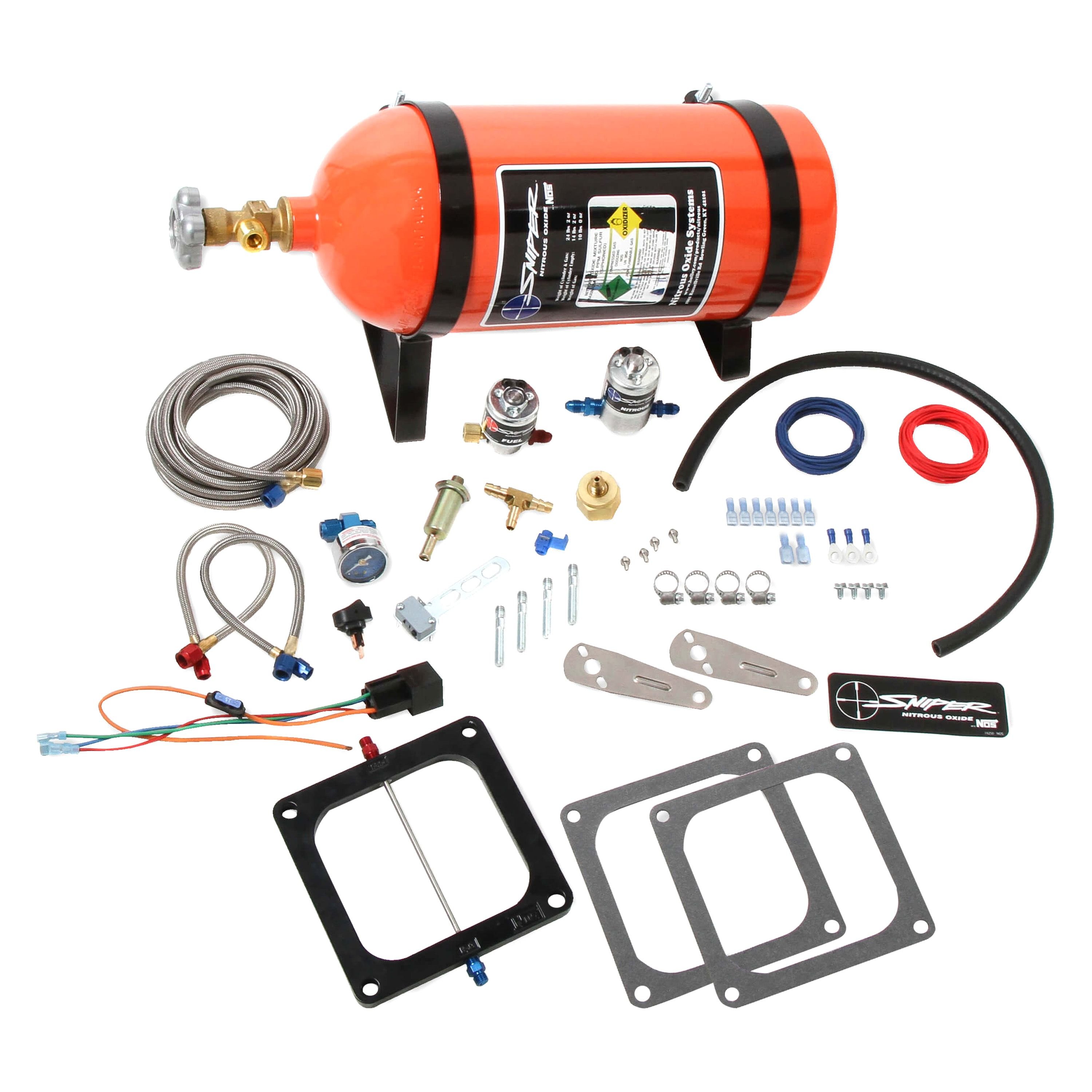 Nitrous Oxide Systems® 07003NOS Sniper™ Wet Nitrous Plate Kit