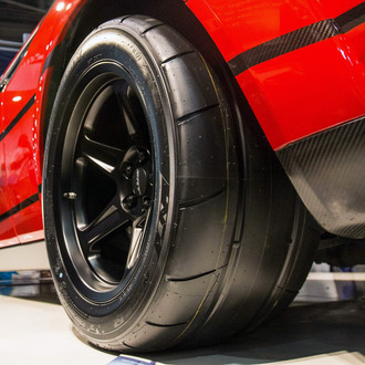NT05R DRAG RADIAL Tire on Chevrolet Corvette
