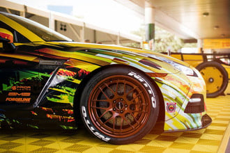 NT01 Tire on Nissan GTR
