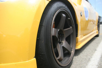 NT05R DRAG RADIAL Tire on Ford Mustang