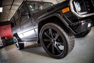 NT420S Tire On Mercedes