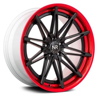 NOIR ELITE® - NR108 Matte Black with Red Lip