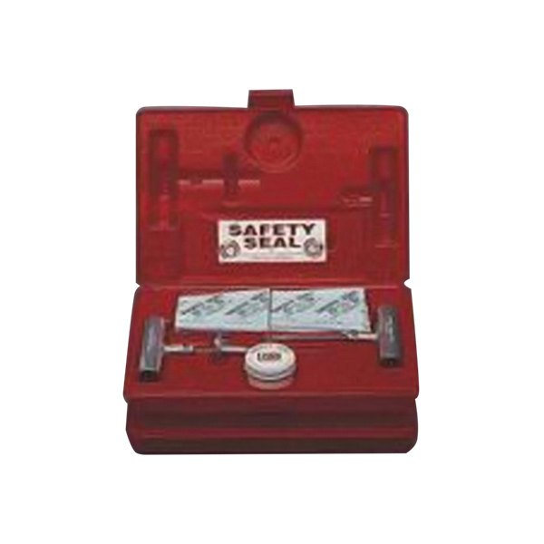 North Shore Labs® - Heavy Equipment Tire Repair Kit with 18 16" Inserts Tool Heavy Duty Spiral Probe Lube in Case