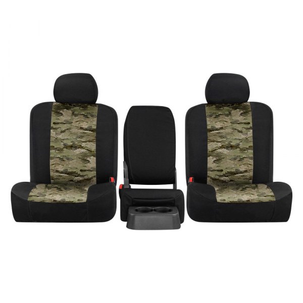  Northwest Seat Covers® - A-TACS™ 2nd Row Camo iX Green Sport Custom Seat Cover