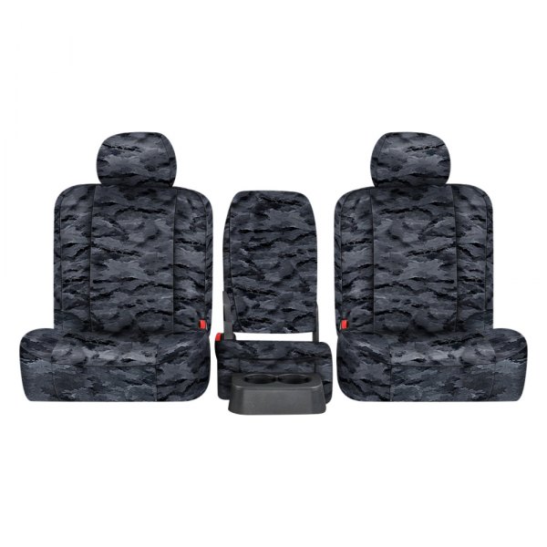  Northwest Seat Covers® - A-TACS™ 3rd Row Camo LE-X Blue Custom Seat Cover