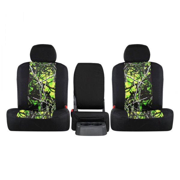  Northwest Seat Covers® - Moonshine™ 3rd Row Camo Toxic Sport Custom Seat Cover