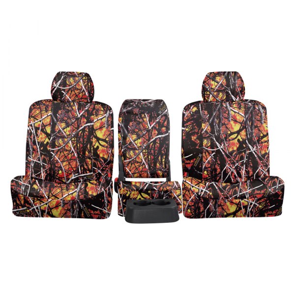  Northwest Seat Covers® - Moonshine™ 2nd Row Camo Wildfire Custom Seat Cover