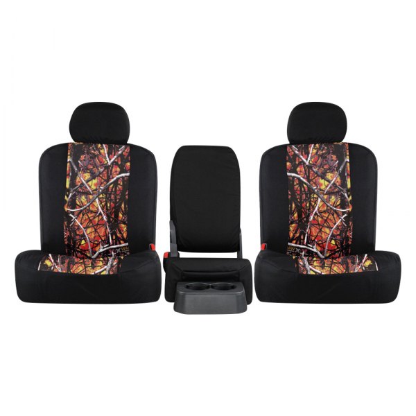  Northwest Seat Covers® - Moonshine™ 1st Row Camo Wildfire Sport Custom Seat Cover
